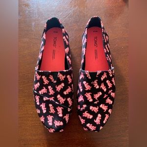 Toms W 6.5 Glow in the dark dinosaurs